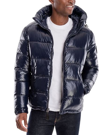 men's michael kors puffer jacket|michael kors men's jacket fleece.